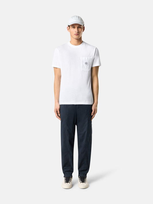 2100219 ORGANIC COTTON JERSEY 'FISSATO' EFFECT