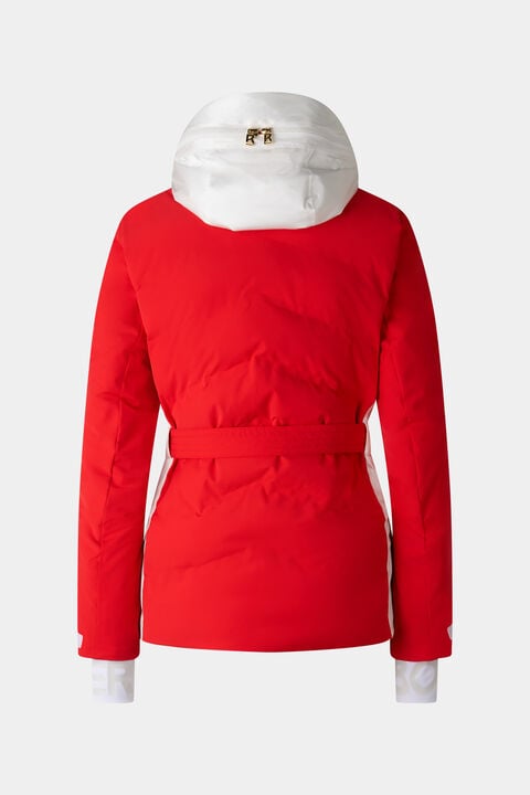 Kira Quilted Jacket In Red/White