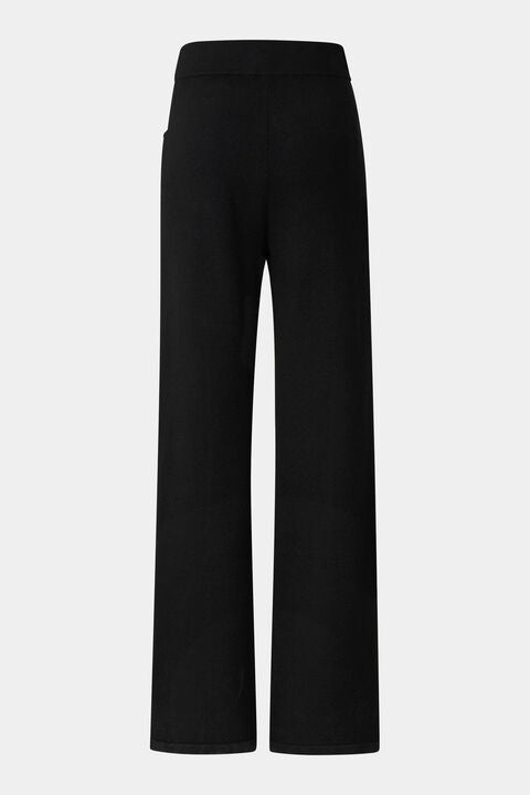 Dasha Knitted Trousers In Black