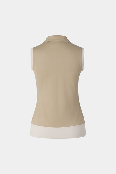 Polo Top Alysha In Beige