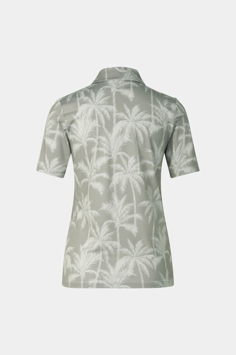Taya Functional Short-Sleeved Top In Eucalyptus
