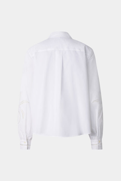 Summer Shirt Blouse In White