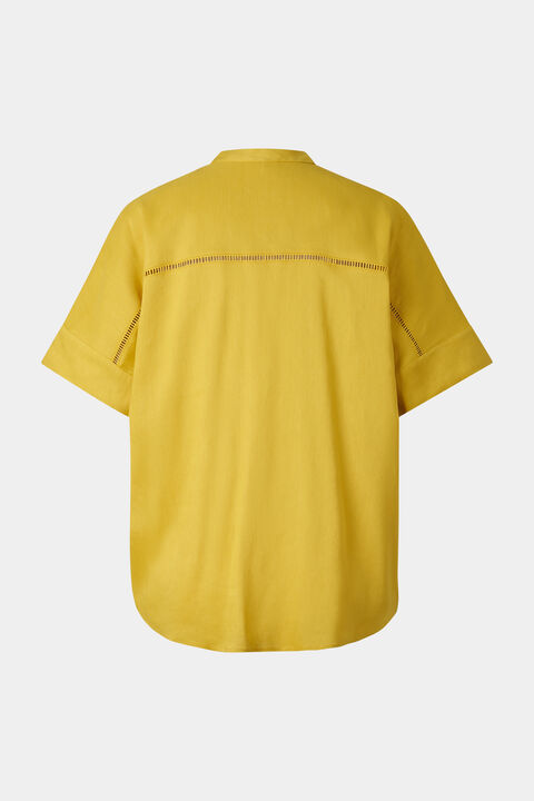 Linen Mix Blouse Cheryl In Yellow
