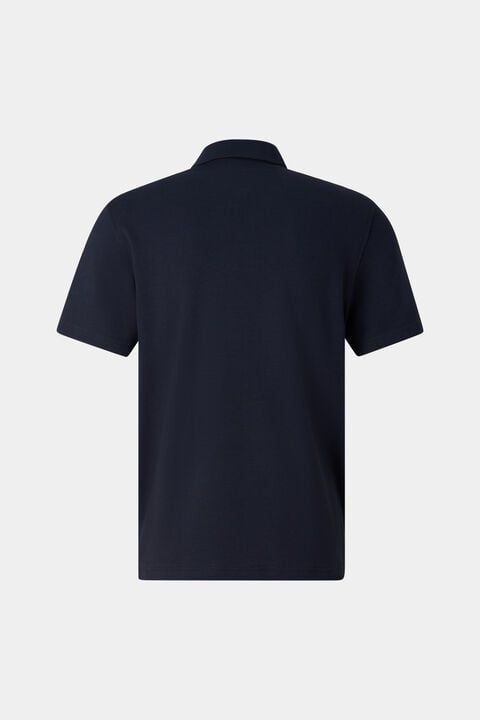 Salvo Polo Shirt In Navy Blue