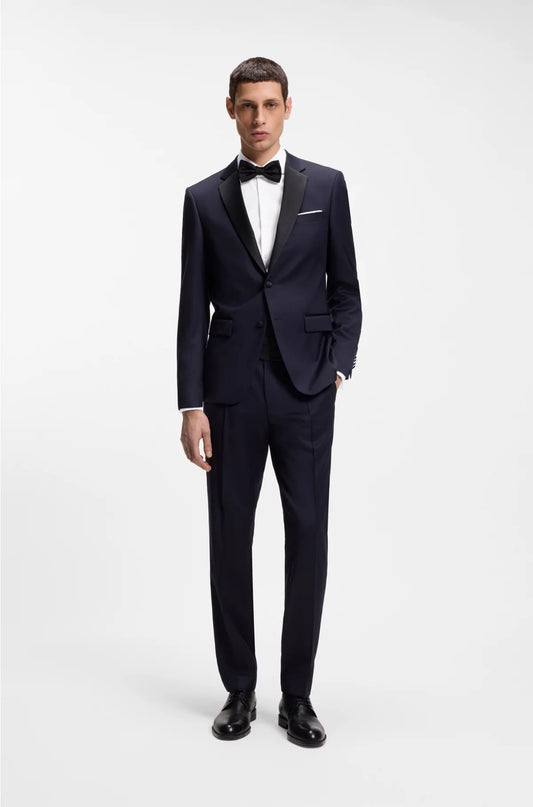 SLIM-FIT SHIRT IN STRETCH-COTTON TWILL