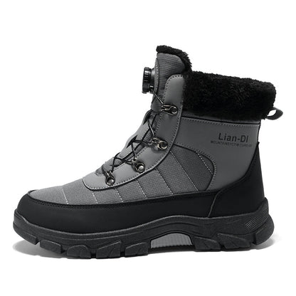 (⏰70% OFF | 24 Hours Only!) Men's Winter Warm and Cozy Thermal Lining Hiking Shoes - Orthopedic - Anti-Slip - Water-Resistant - Anti-Smash & Puncture - Ideal for Daily Routine, Outdoor Adventures, Sport, Travelling