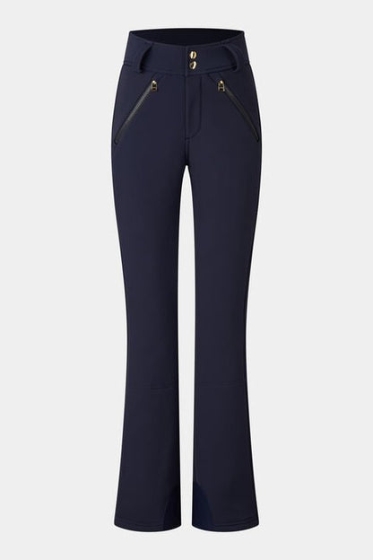 Hazel Softshell Ski Trousers In Navy Blue