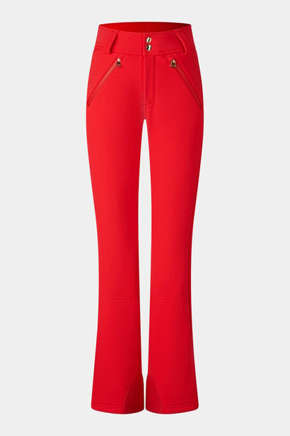 Hazel Softshell Ski Trousers In Red