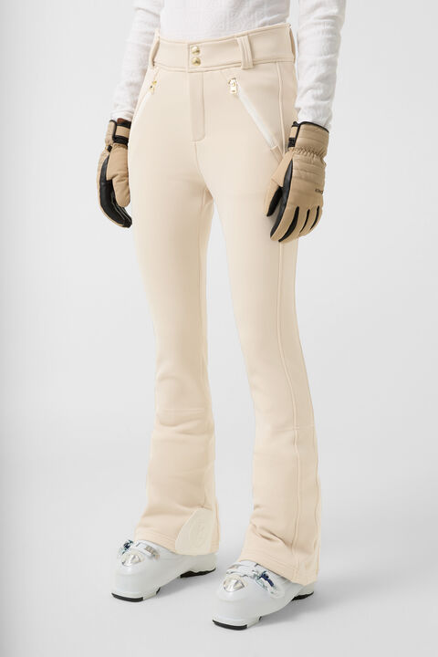 Hazel Softshell Ski Trousers In Cream