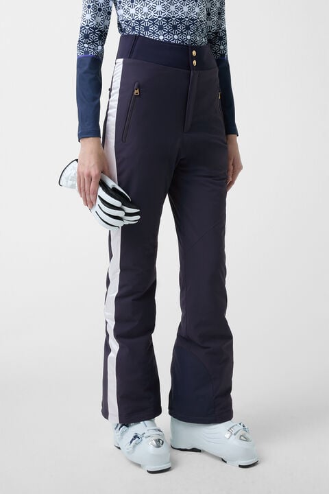 Illma Ski Trousers In Navy Blue/White