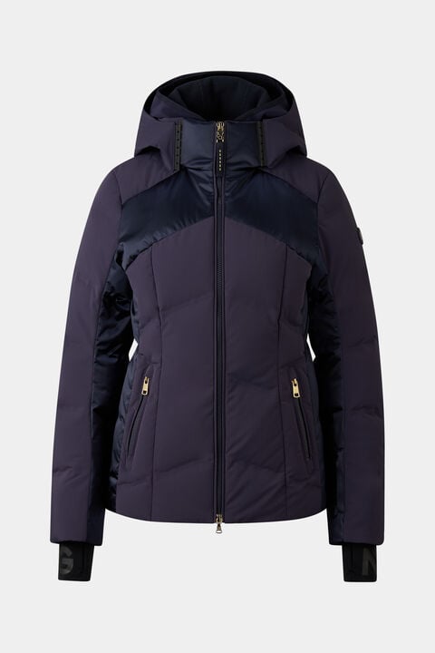 Delin Down Ski Jacket In Navy Blue