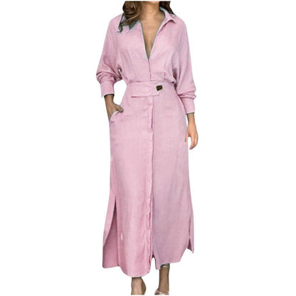 2024 Solid color maxi dress