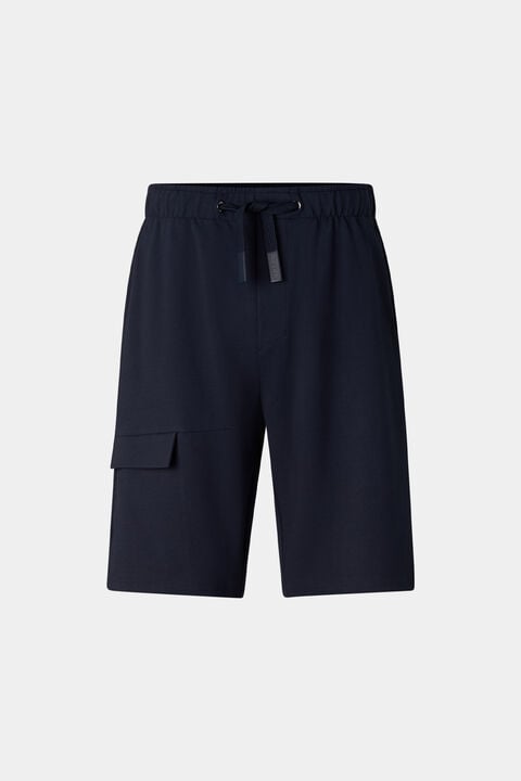 Denny Cargo Sweatshorts In Navy Blue