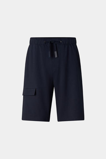 Denny Cargo Sweatshorts In Navy Blue