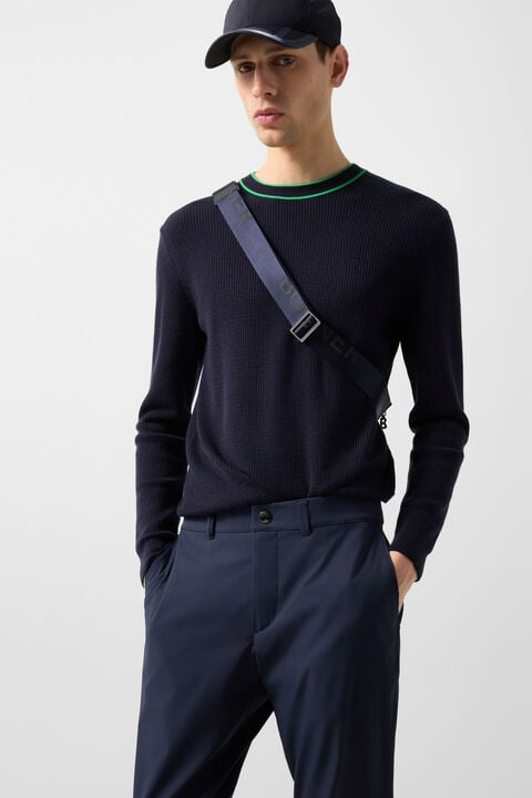 Anjo Functional Trousers In Navy Blue