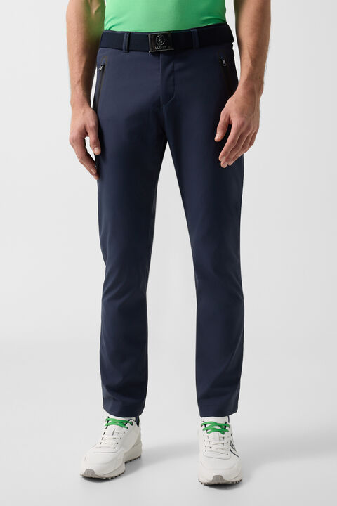 Nahil Functional Trousers In Navy Blue