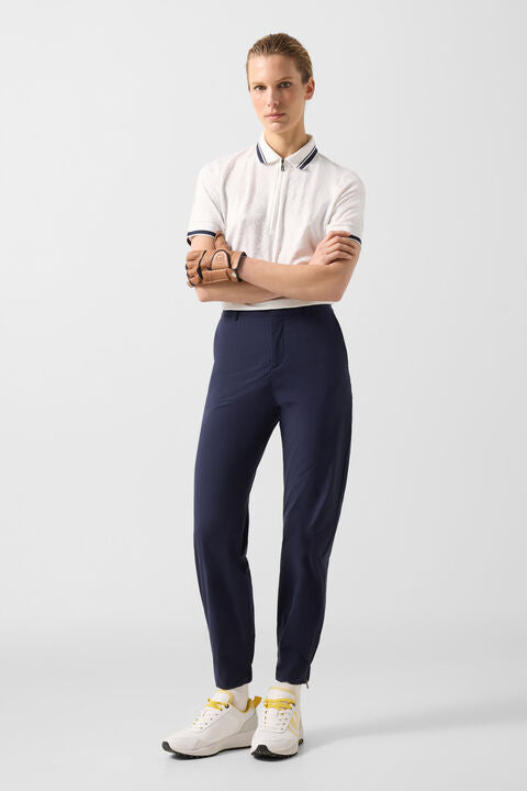 Katia Functional Trousers In Navy Blue