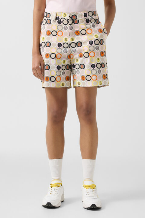Eleni Functional Shorts In Sand/Orange/Grey