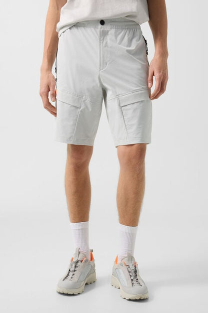 Caleb functional shorts in Light grey