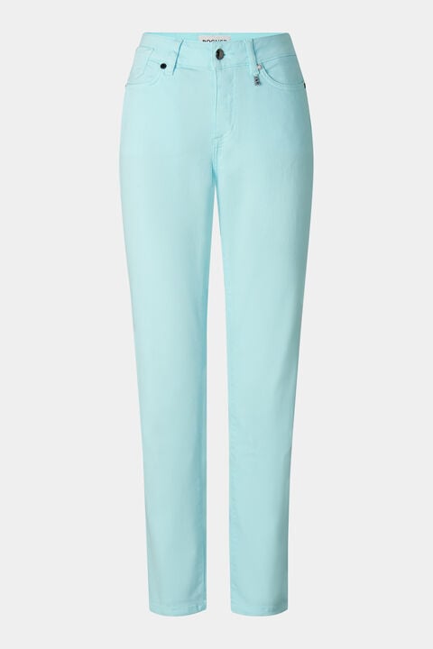 7/8 Slim Fit Jeans Julie In Cyan-Blue