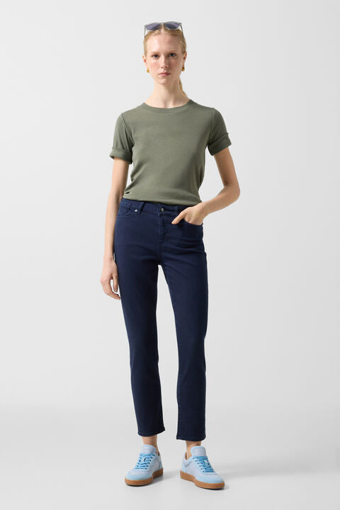 7/8 Slim Fit Jeans Julie In Navy Blue