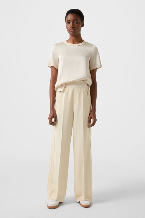 Ylvi Jersey Trousers In Sand