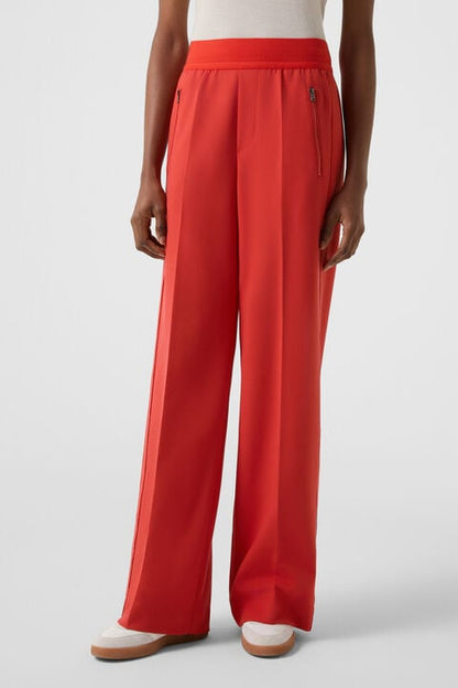 Ylvi Jersey Trousers In Red