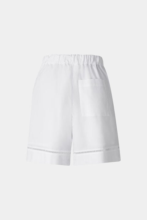 Sunny Cotton Shorts In White