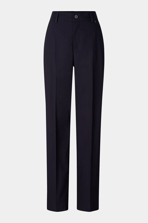 Pleated Trousers Abbie In Navy Blue