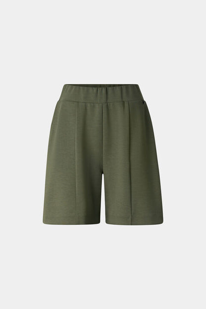 Romi Jersey Shorts In Olive Green