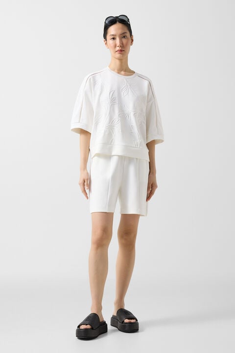Romi Jersey Shorts In Off-White