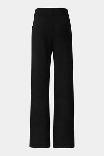 Dasha Knitted Trousers In Black