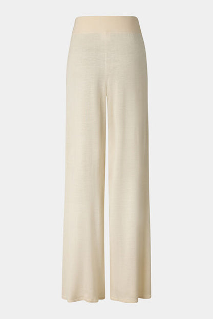Paula Knitted Trousers In Cream