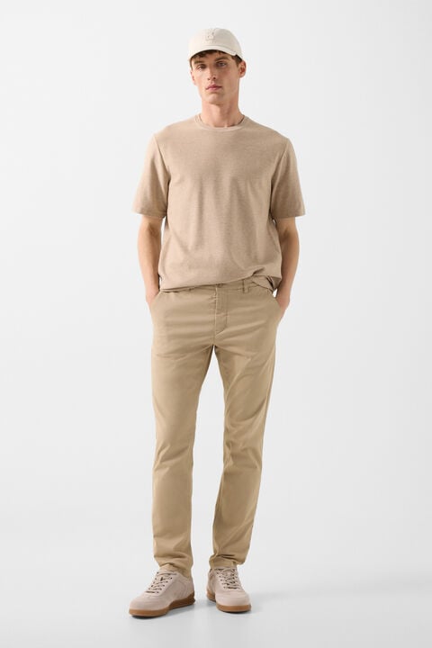 Chinos Cotton Chino In Beige