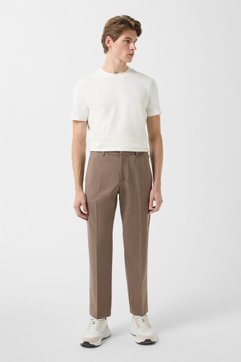 Pleated Trousers Marcus In Mud