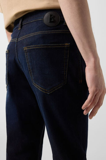 Prime Fit Jeans Rob In Dark Denim Blue