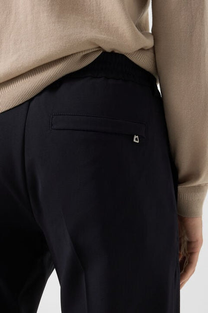 Marcus virgin wool trousers in Navy blue