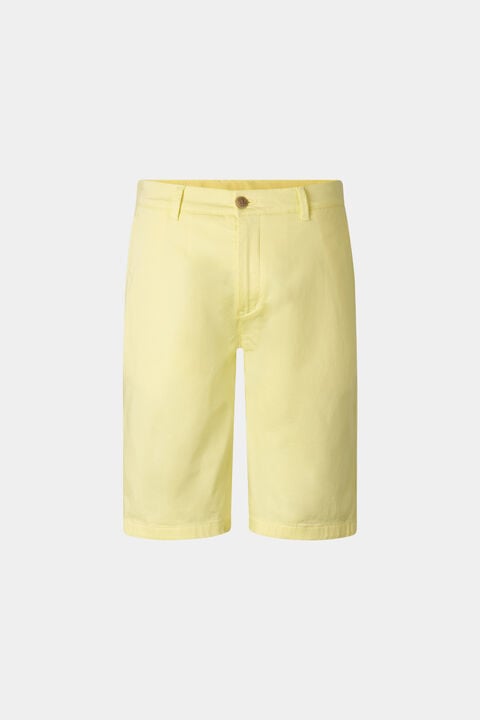 Miami Cotton Shorts In Yellow