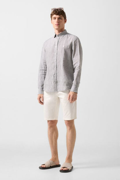Miami cotton shorts in Cream