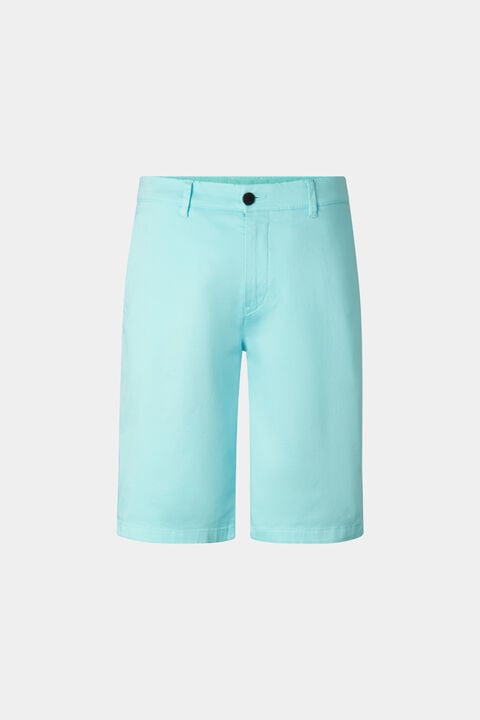 Miami cotton shorts in Cyan-blue