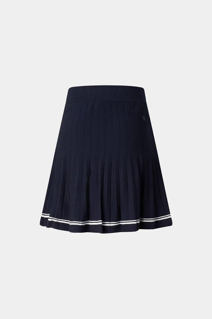Knitted Skirt Myra In Navy Blue