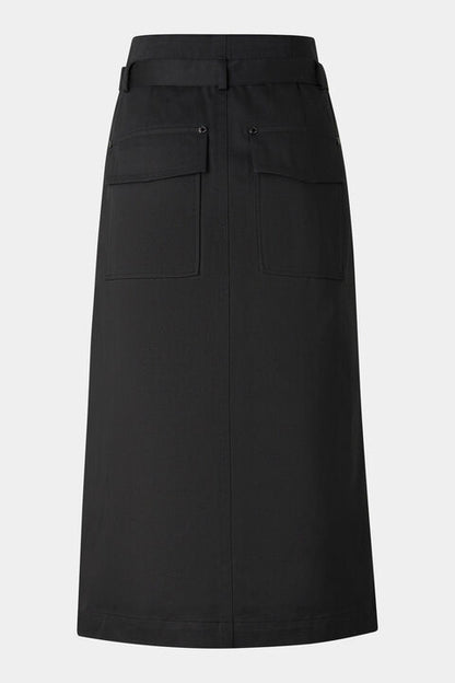 Jocy Wrap Skirt In Black