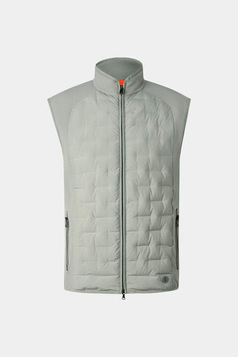 Dane Hybrid Waistcoat In Eucalyptus