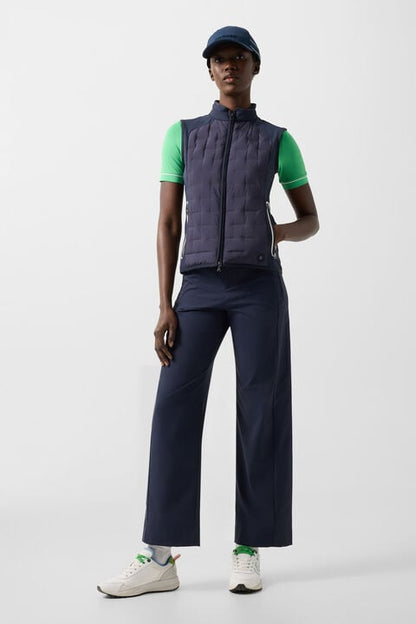 Lina Hybrid Waistcoat In Navy Blue