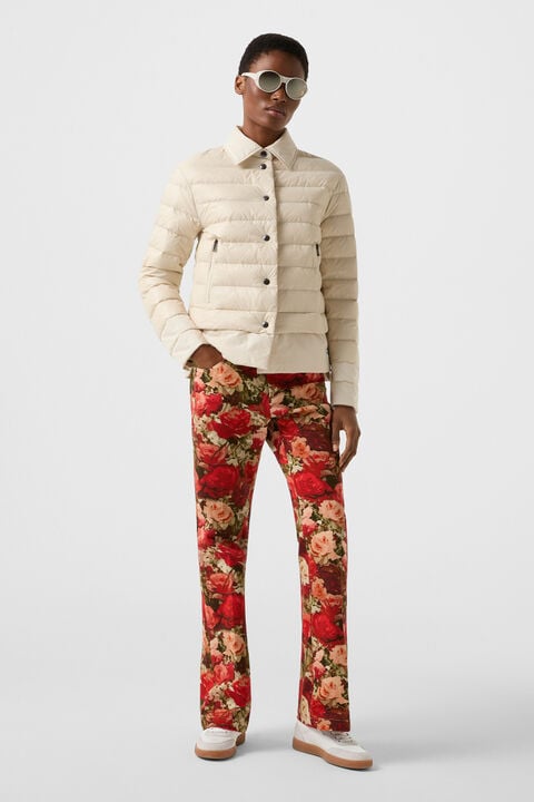 Audrey Lightweight Down Jacket In Sand