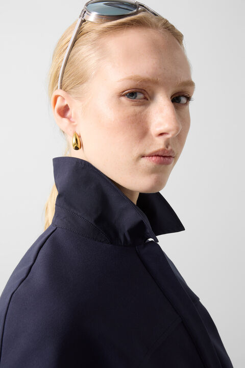 Paloma Jersey Jacket In Navy Blue