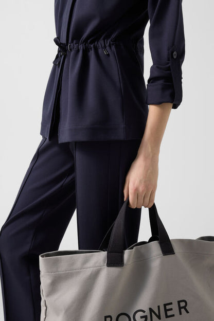 Paloma Jersey Jacket In Navy Blue