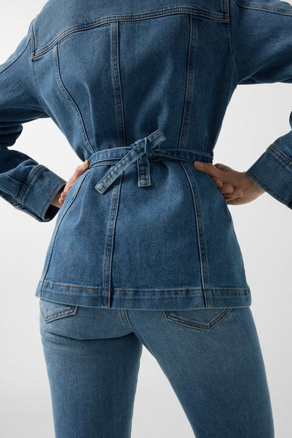 Pelin Denim Jacket In Denim Blue