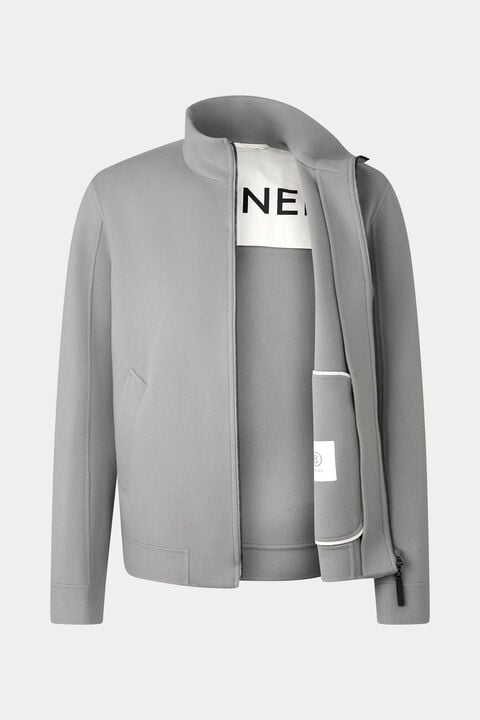 Doubleface Blouson Brice In Light Grey