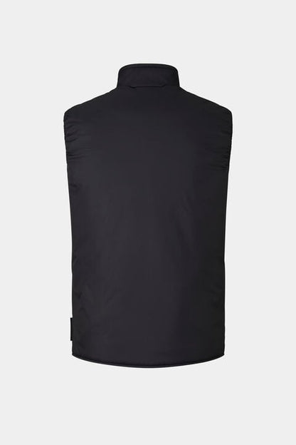 Willis Reversible Waistcoat In Black/Grey